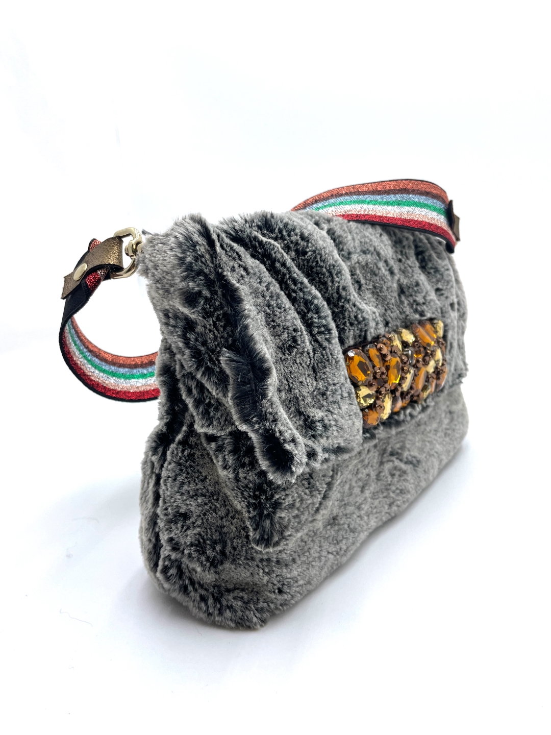 Cortina warm grey and swarovski