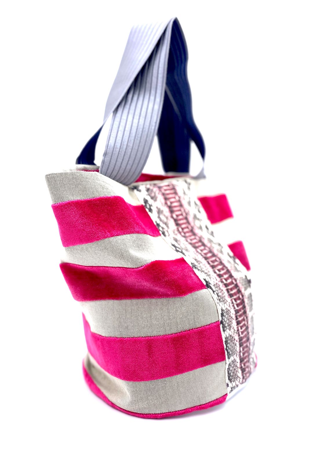 KAY pink stripes and grey