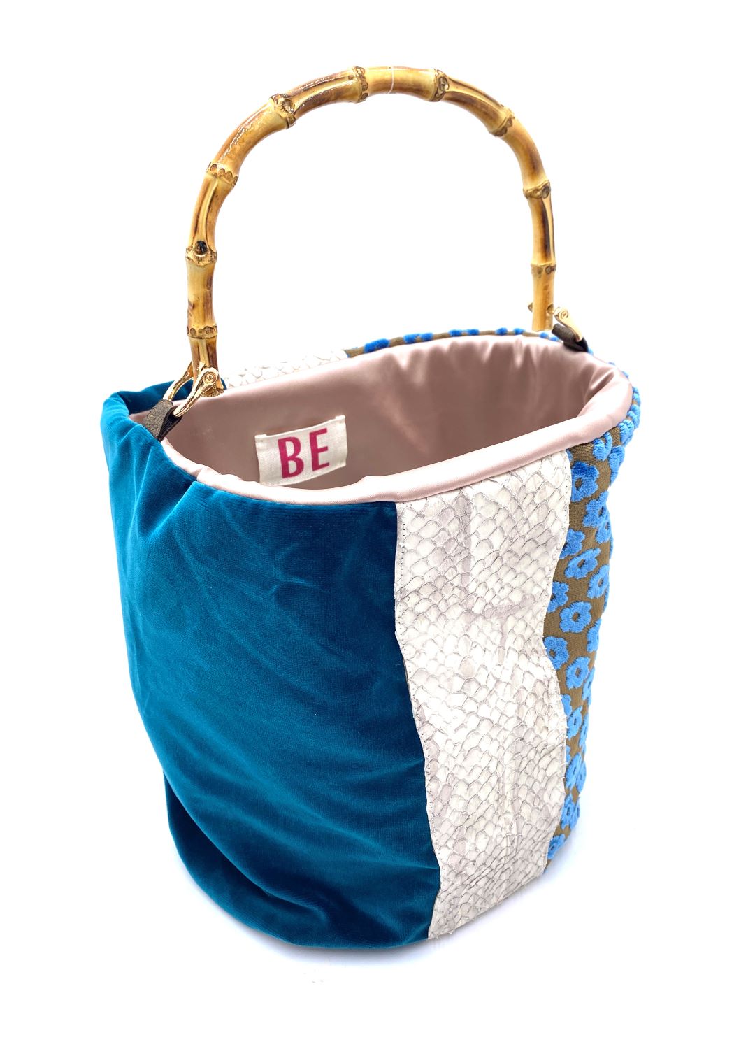 KAY turquoise and white