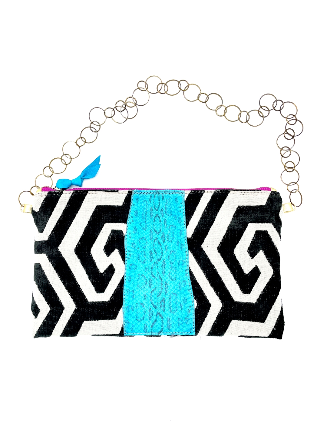 THEA turquoise and red